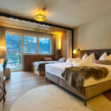 Visualisierung. Hotelzimmer carpe solem ZOE Kaprun in Salzburg.