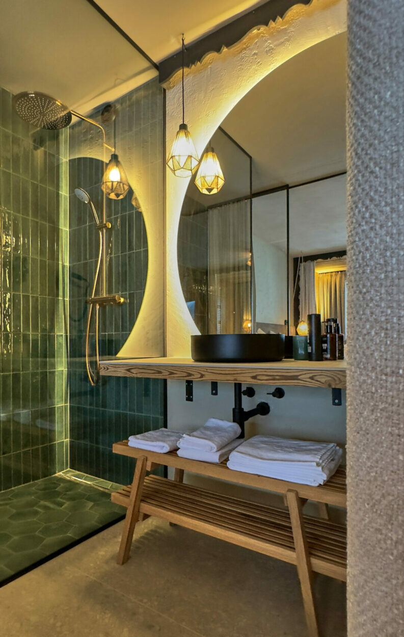 Badezimmer carpe solem Kaprun.