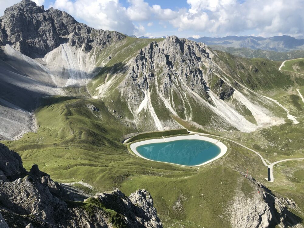 Bergsee Axamer Lizum.