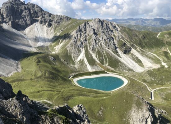 Bergsee Axamer Lizum.