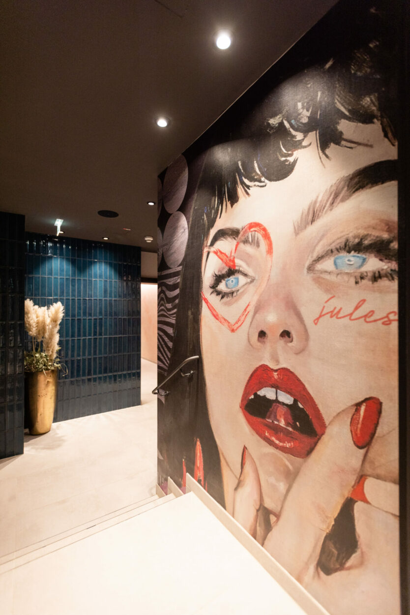 Design Hotel Wandmalerei und Kunst in Obertauern.