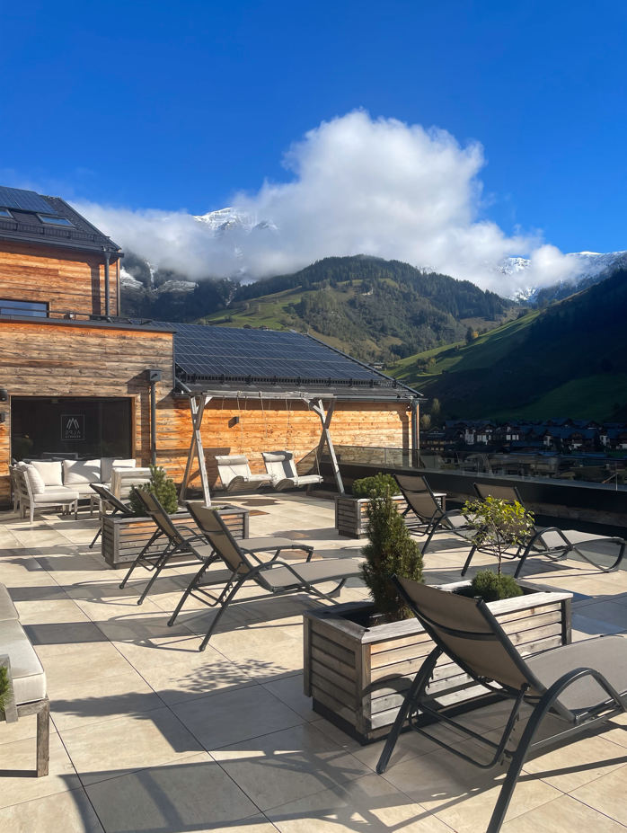 Dachterrasse Carpe Solem Rauris.