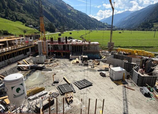 Baustelle Matrei in Osttirol
