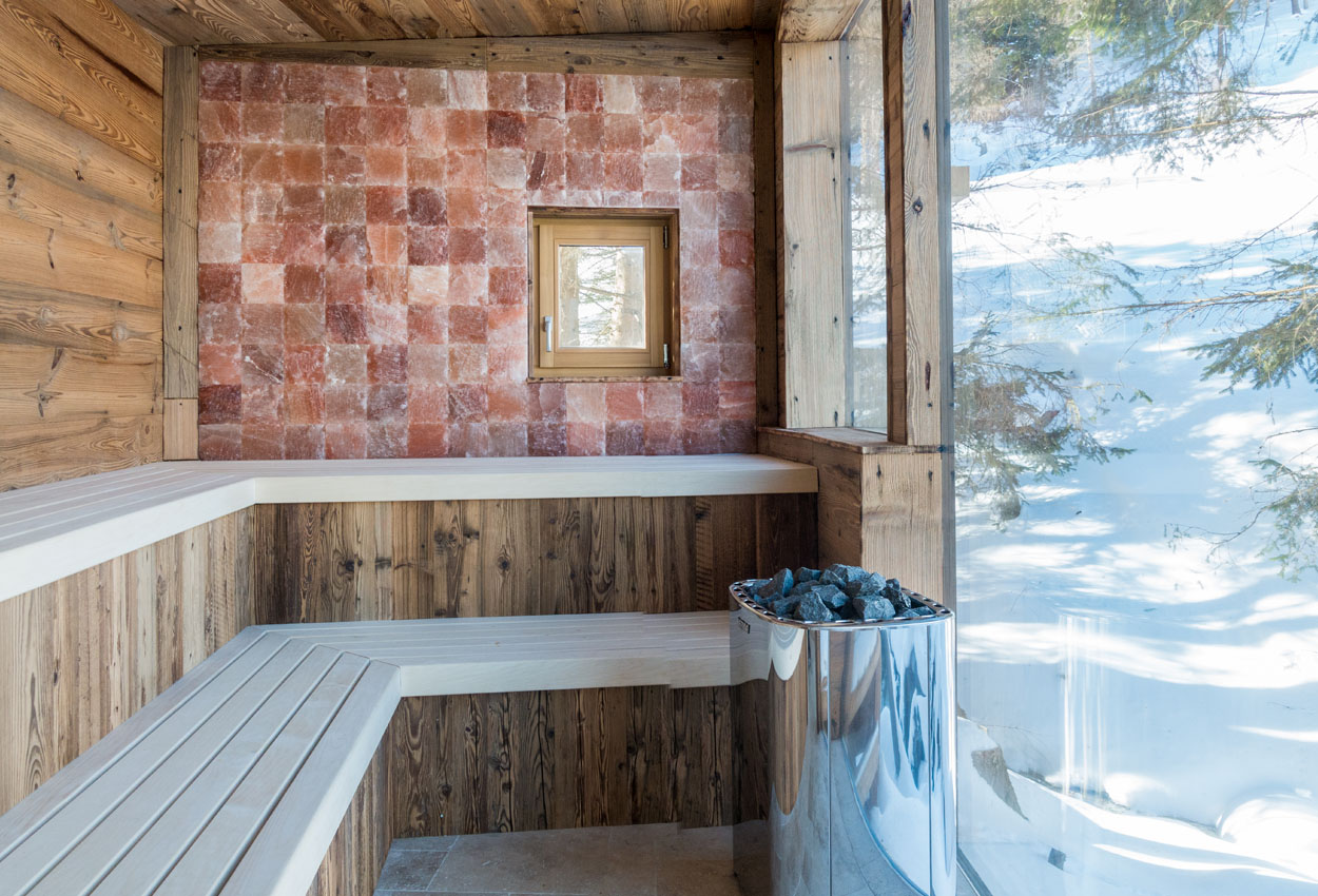 Sauna Wellness im Mesnerhaus Fuchsn in Weißpriach im Lungau.