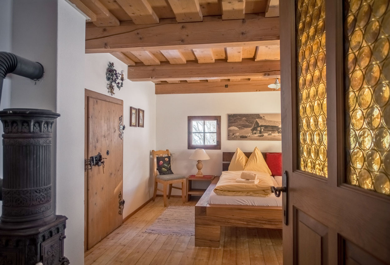 Schlafzimmer im Ferienhaus Mesnerhaus Fuchsn.